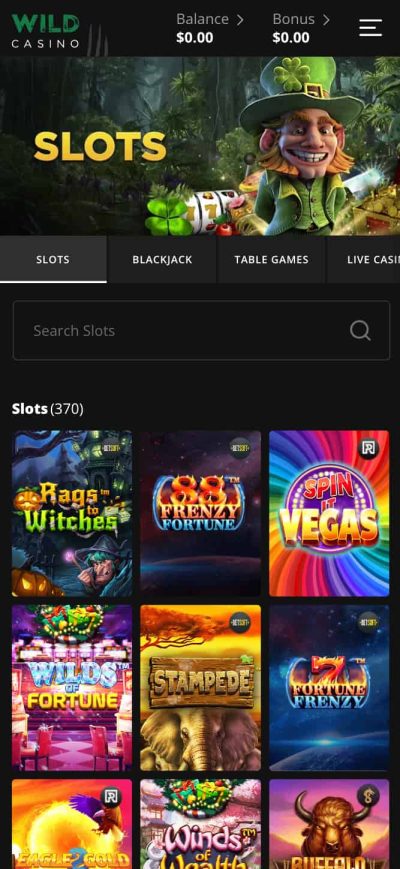 Wild Casino App Play Games
