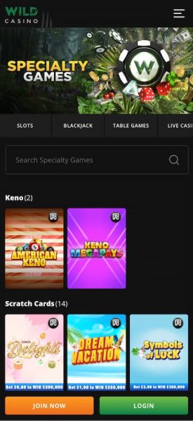 Wild Casino New York Casino App
