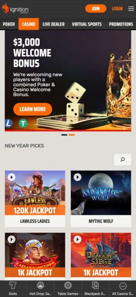 Ignition South Dakota Casino App