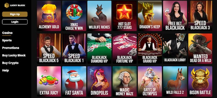 lucky block blackjack online usa
