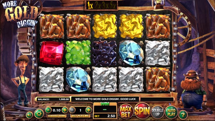 More Gold Diggin' Betsoft Slot