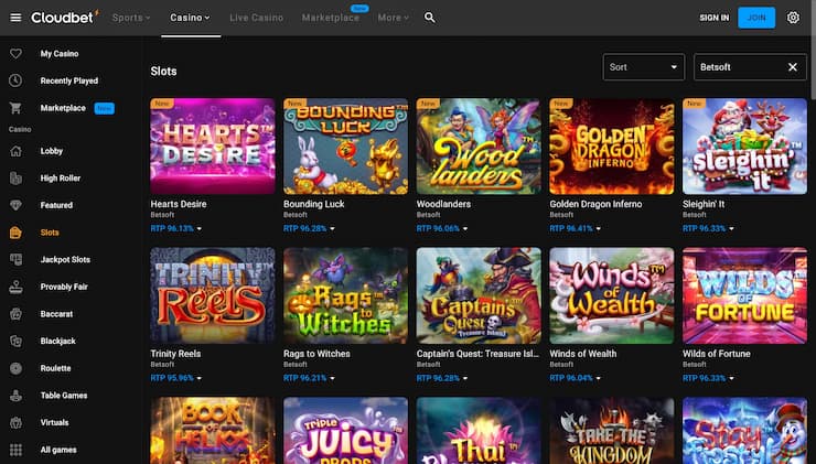 Cloudbet Betsoft Casino