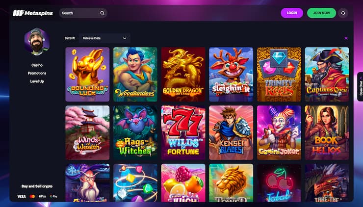 Metaspins Betsoft Casino