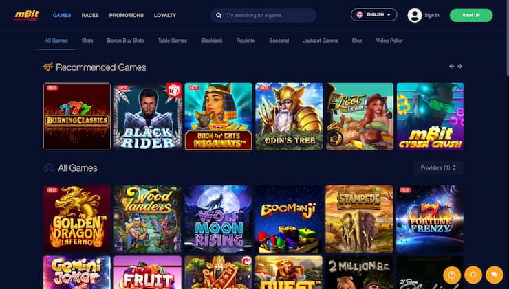 mBit Betsoft Casino