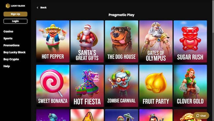 Lucky Block Pragmatic Play Casino