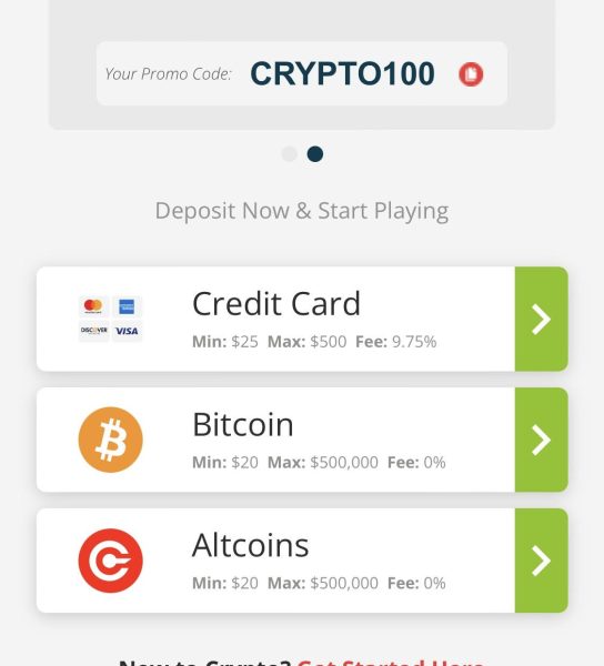 Select a Payment Option on BetOnline