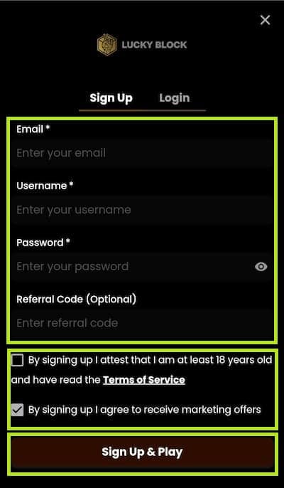 Step 2 Fill in information