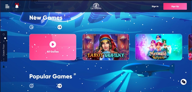 Las Atlantis homepage