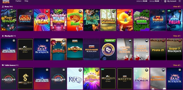 Super Slots casino games