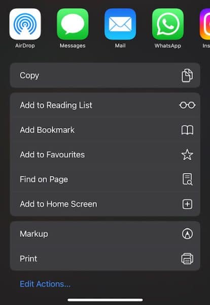 WPA App - copy to homescreen