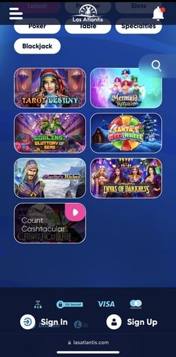 Las Atlantis homepage