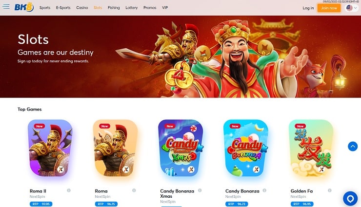 BK8 Casino New Slots