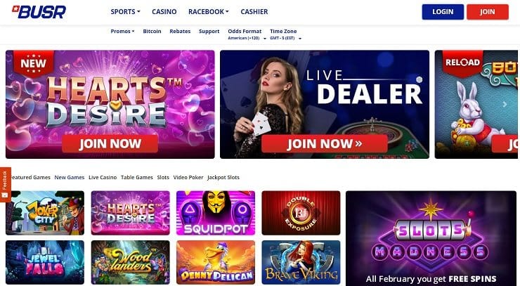 BUSR Casino New Slots