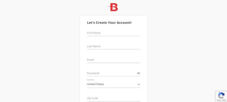 BetOnline Sign up
