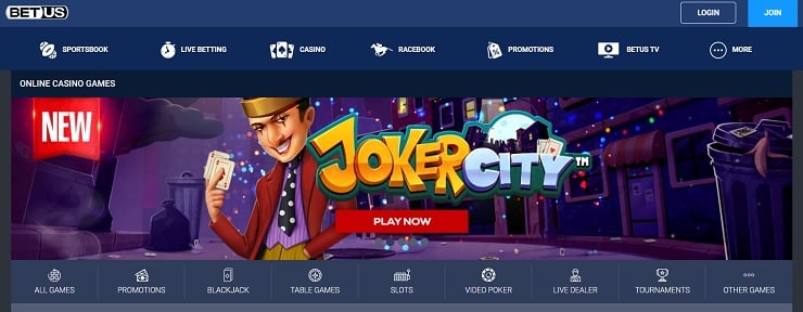 BetUS Casino New Slots