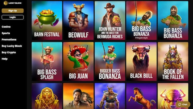 Big Bass Bonanza Slots Lucky Block Casino