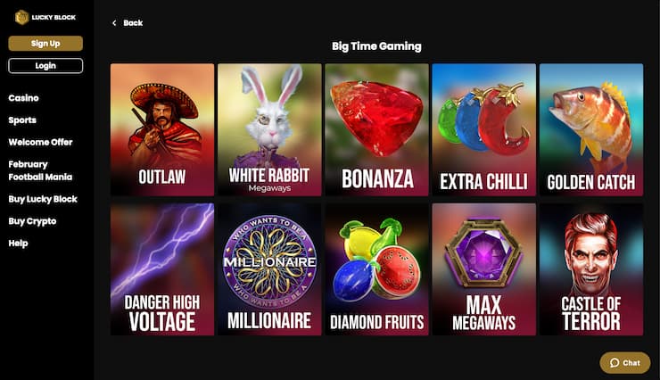 Bonanza Slots Lucky Block Casino