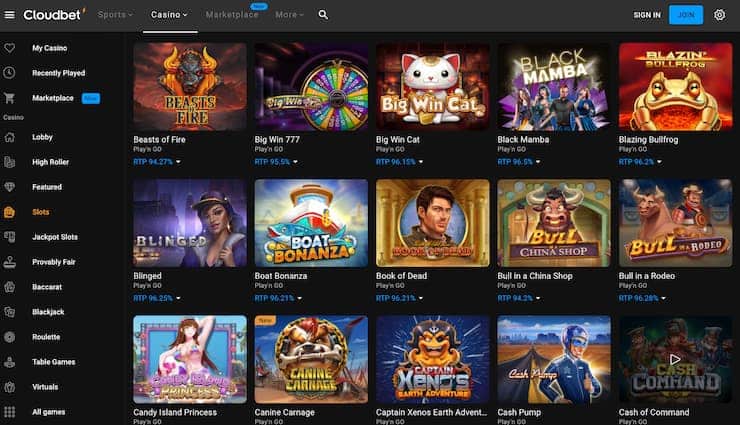 Book of Dead Slots Cloudbet Casino