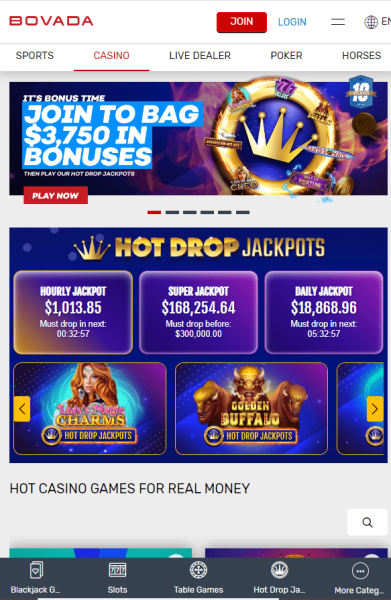 Bovada - Highly Reputable OR Casino App