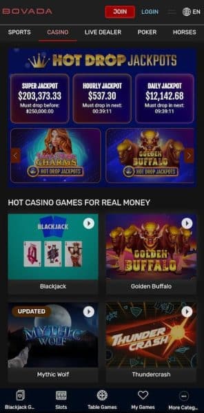 Bovada Mobile