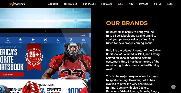 Casino affiliate programs - RevMasters