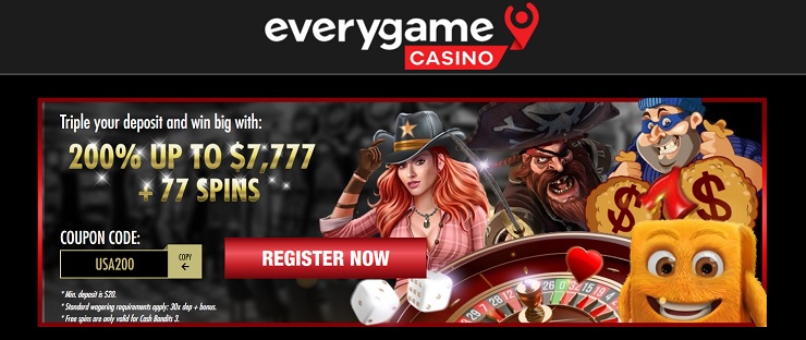 Everygame Casino Bonus