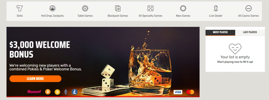 Ignition Texas Online Casino