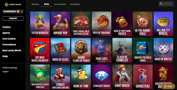Lucky Block Casino Slots