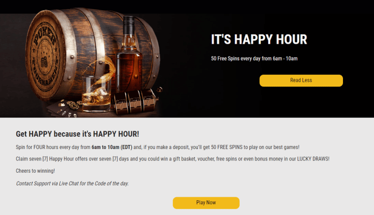 Lucky Creek Happy Hour