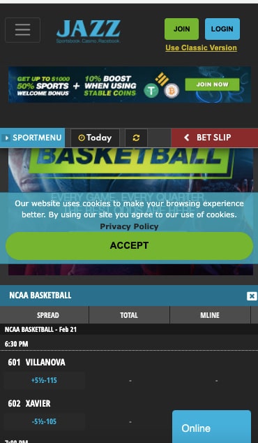 NCAA basketball Jazz sports