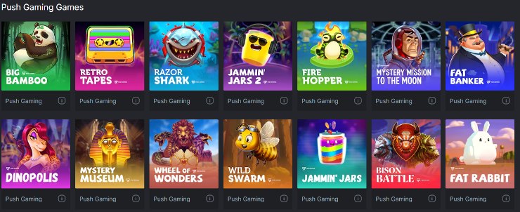 Push Gaming Games