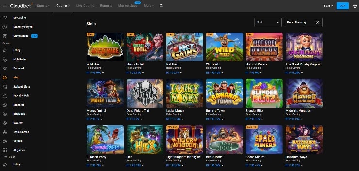 Relax Gaming Casinos - Cloudbet