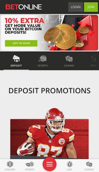 BetOnline - safari browser