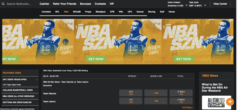 MyBookie NBA
