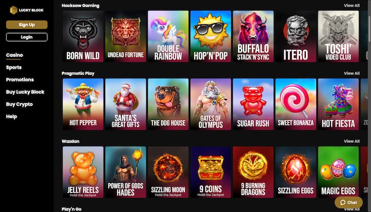 Lucky Block Ohio Online Casino