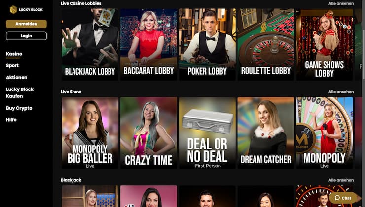Lucky Block Ohio Live Casino