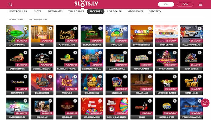 SlotsLV Oregon Online Casino