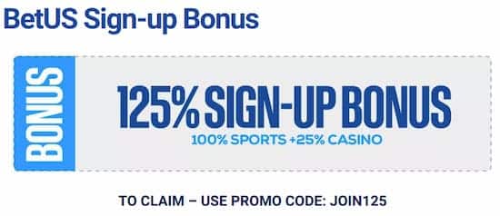 BetUS promo code welcome bonus casino and sports