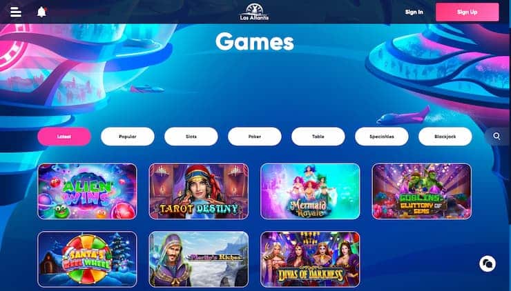 Las Atlantis Iowa Online Casino