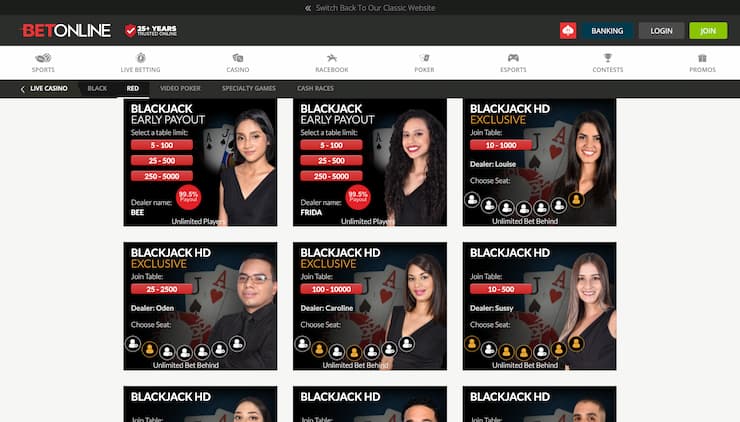 BetOnline Iowa Online Casino