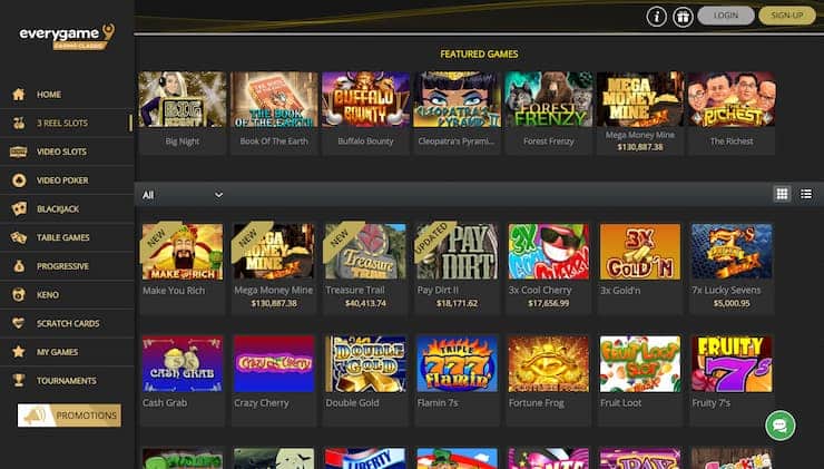 Everygame Iowa Online Casino