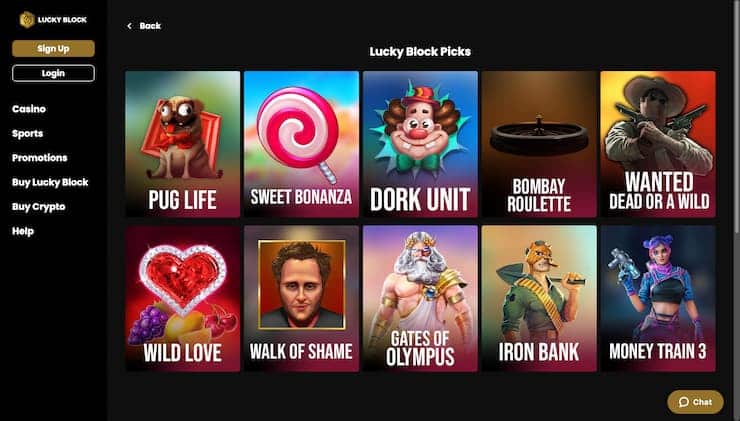 Lucky Block Louisiana Real Money Online Casino