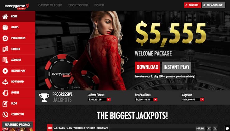 Everygame Louisiana Real Money Online Casino