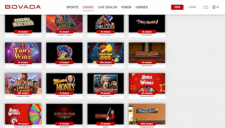 Bovada Massachusetts Online Casino