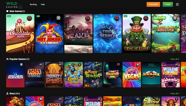 Wild Casino Online Casino 