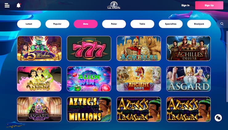 Las Atlantis Online Casino in Oklahoma