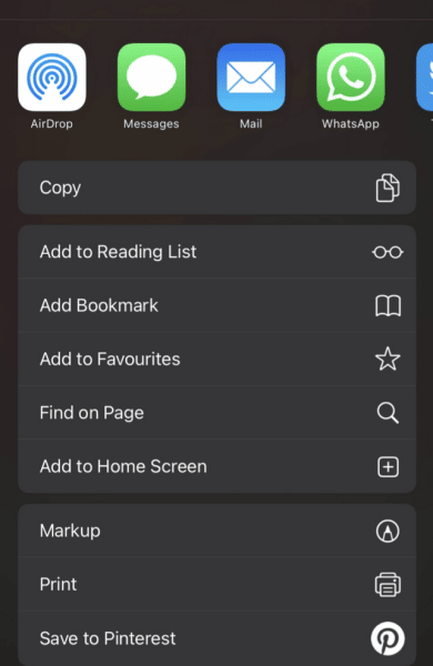 Add to Home Screen