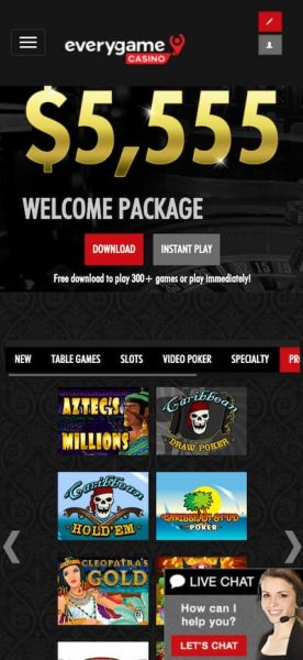 Everygame Arizona Casino App