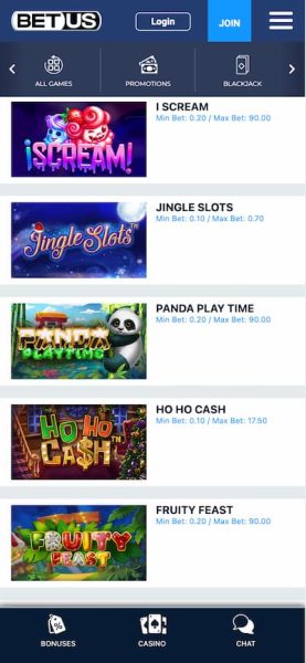 BetUS Arizona Casino App