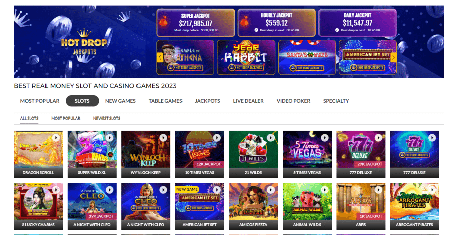 Slots.lv Texas Online Casino